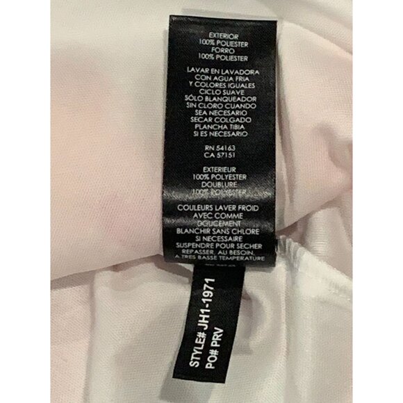 JH Jessica Howard Floral Sleeveless Shift Dress Lined Keyhole Pink Orange Sz 14 - Picture 16 of 16